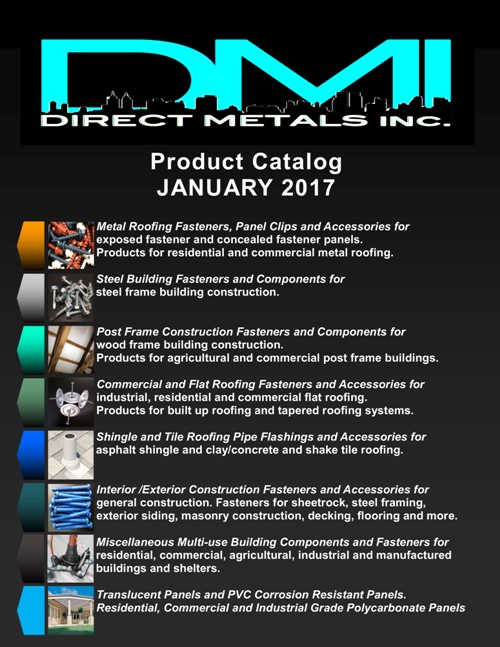 2017 Direct Metals Inc Building Products Catalog Direct Metals