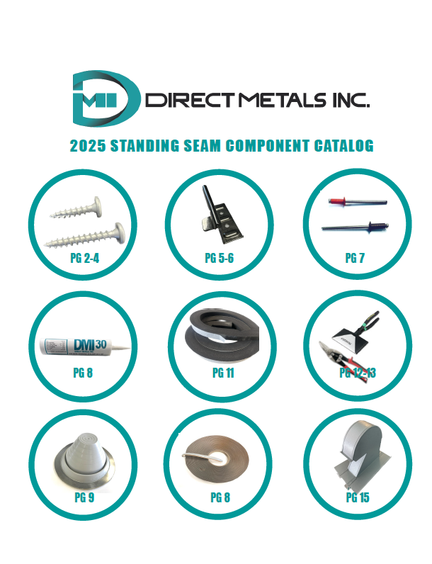 DMI 2025 Standing Seam Metal Roofing Accessory Catalog