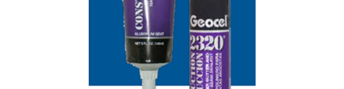 Geocel 2320 Narrow Joint Sealant, Gutter Sealant Clear