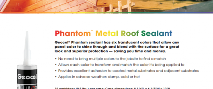 Geocel Phantom Color Match Translucent Sealant