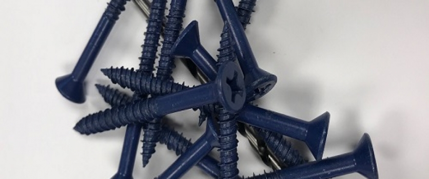 Blue Concrete Screw PFH Phillips Flat Head for Masonry
