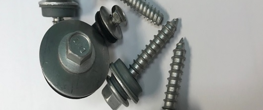 Translucent Panel Fasteners (all Stainless Steel or with Stainless Steel Washers) Pictorial Guide by  Application